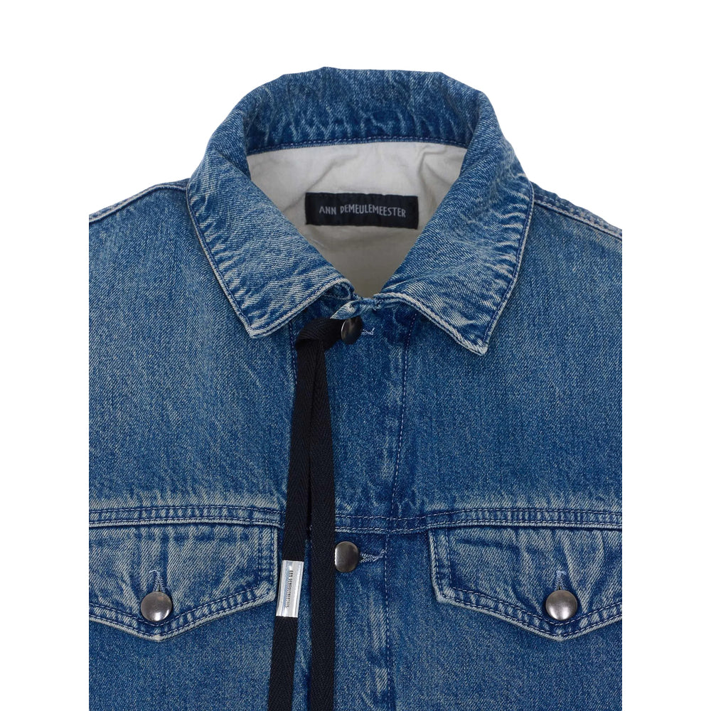 Ann Demeulemeester Blue Jackets - Denim Jackets Men ANN DEMEULEMEESTER