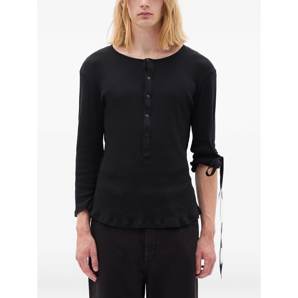 Ann Demeulemeester Black T-Shirts & Vests - T-Shirts Men ANN DEMEULEMEESTER