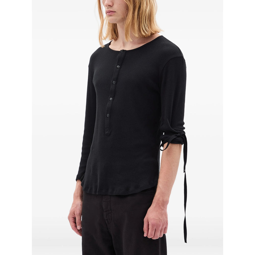 Ann Demeulemeester Black T-Shirts & Vests - T-Shirts Men ANN DEMEULEMEESTER