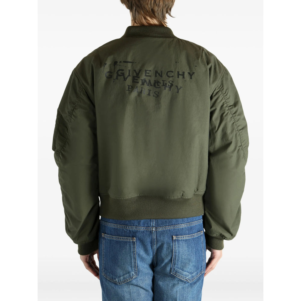 Givenchy Green Jackets Men GIVENCHY