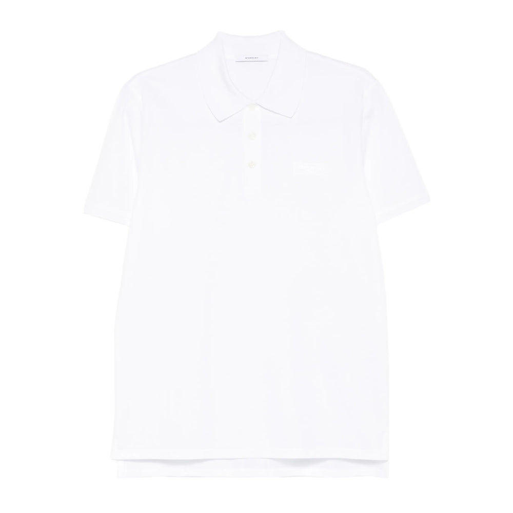 Givenchy White Polo Shirts Men GIVENCHY