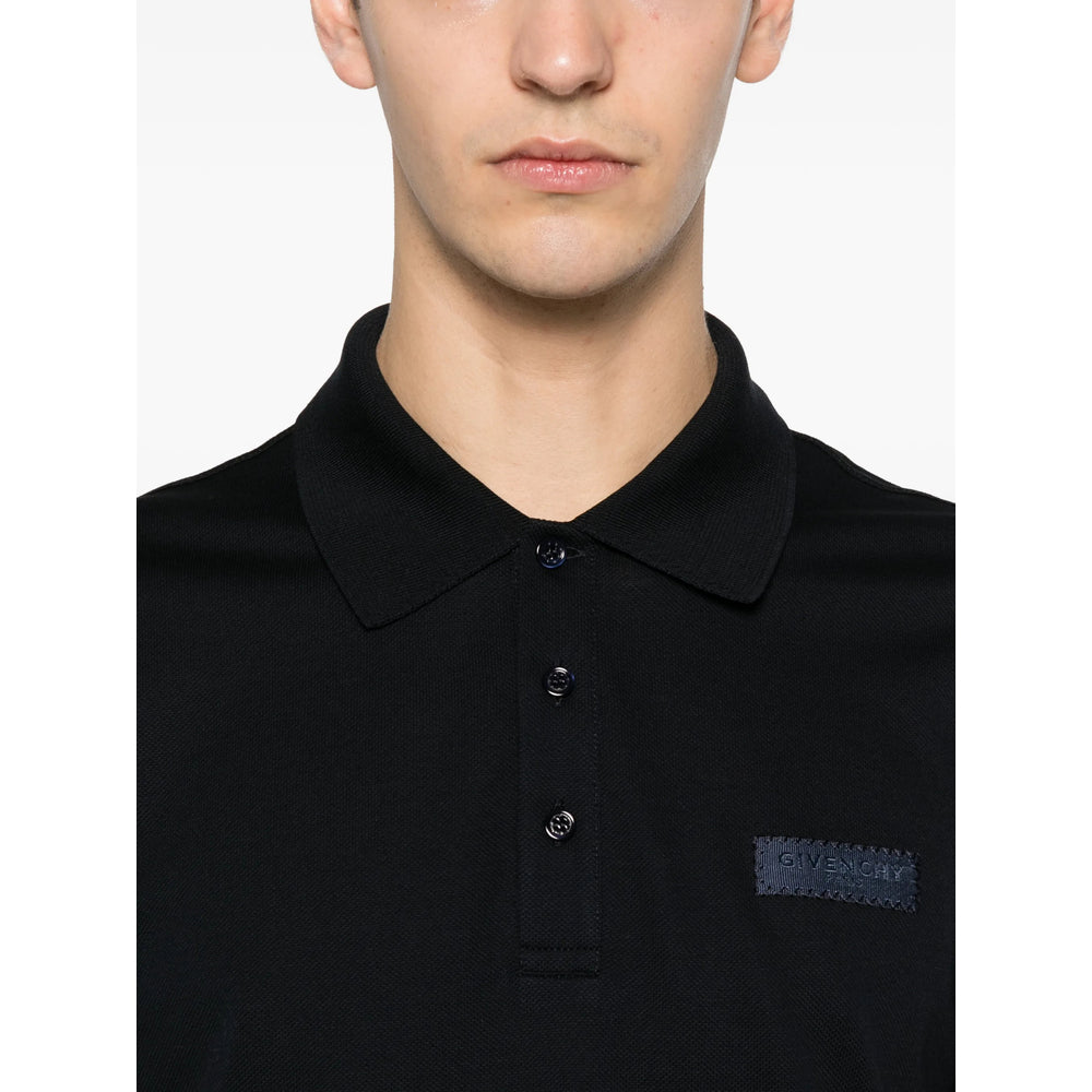 Givenchy Black Polo Shirts Men GIVENCHY