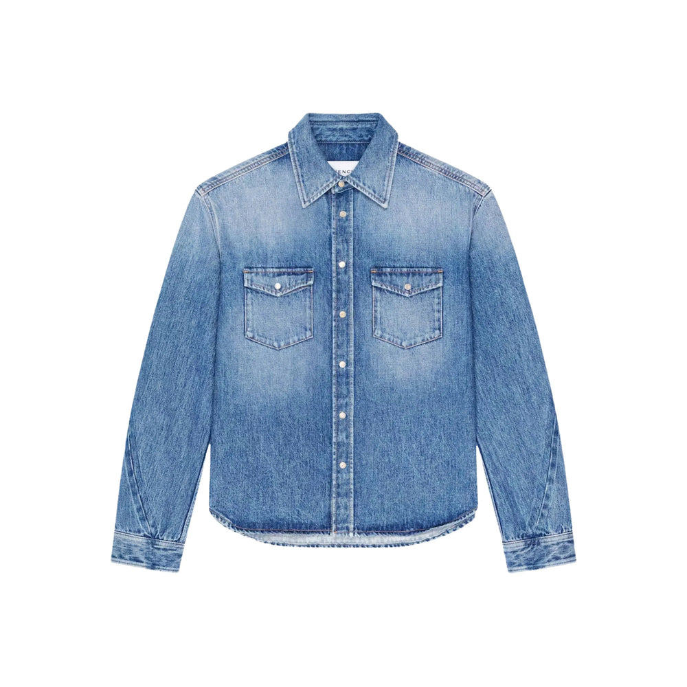 Givenchy Blue Shirts Men GIVENCHY