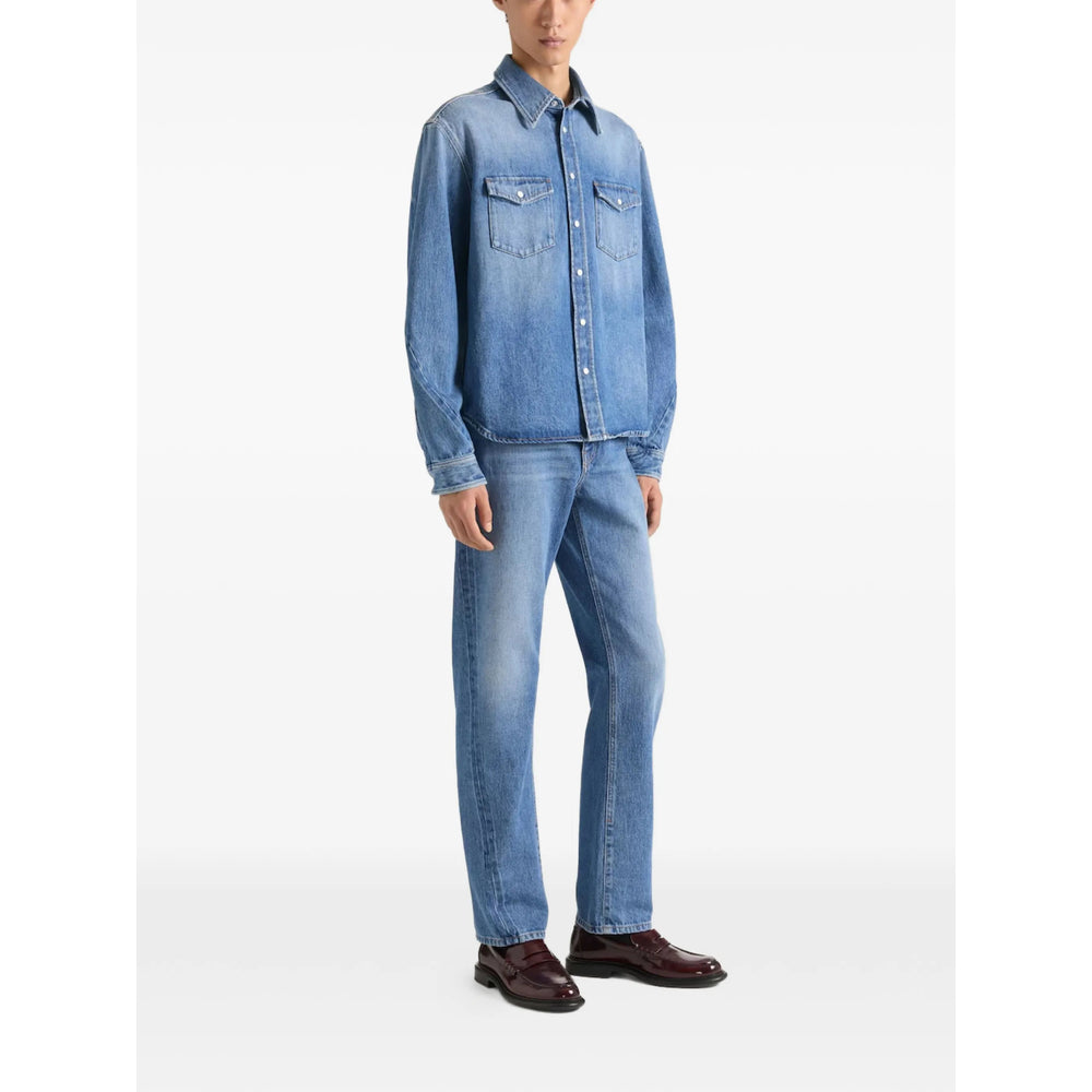 Givenchy Blue Shirts Men GIVENCHY