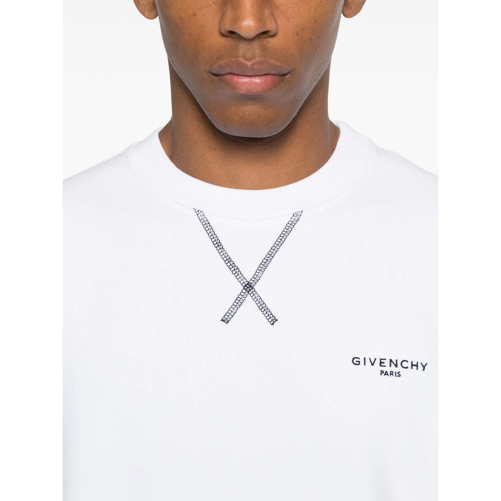 Givenchy White Sweaters & Knitwear - Sweatshirts Men GIVENCHY