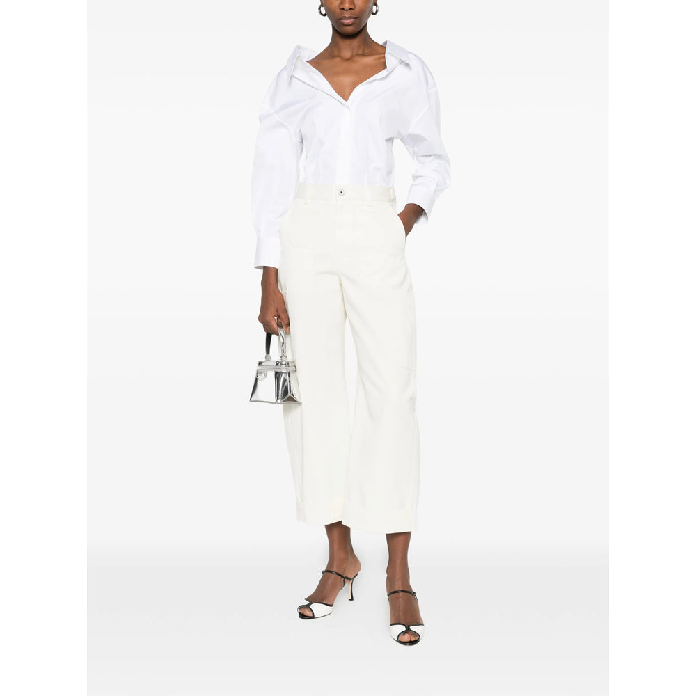 Givenchy Neutrals Trousers - Straight Trousers Women GIVENCHY