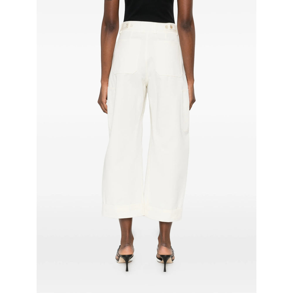Givenchy Neutrals Trousers - Straight Trousers Women GIVENCHY