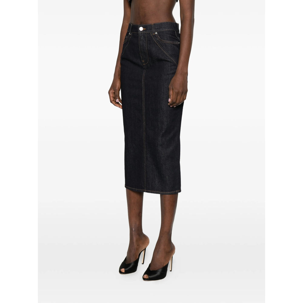 Givenchy Blue Denim - Denim Skirts Women GIVENCHY