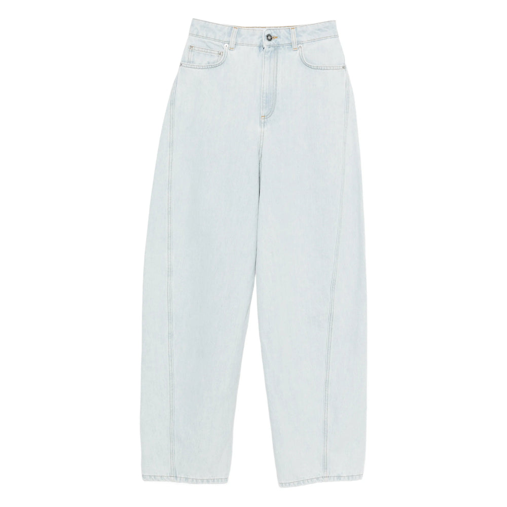 Givenchy Blue Denim - Wide-Leg Jeans Women