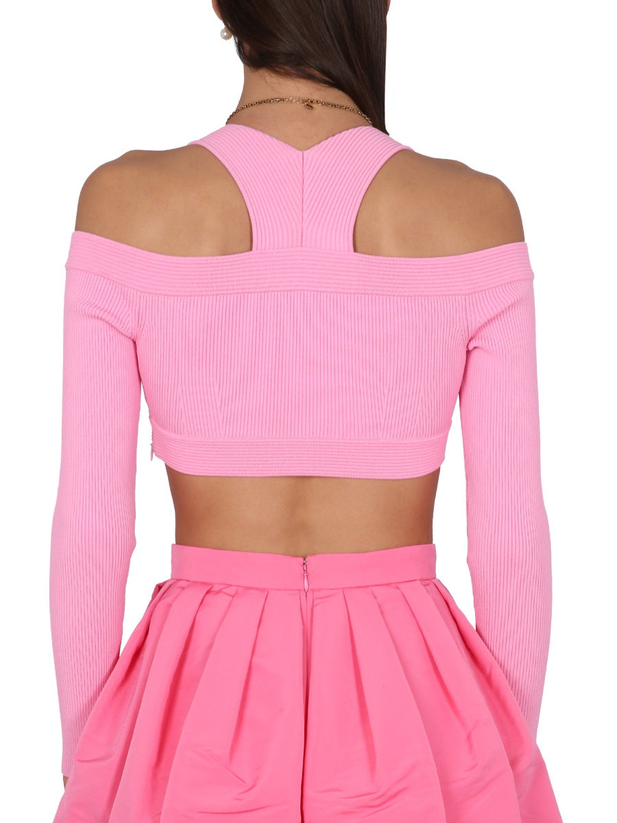 Alexander Mcqueen Women Cropped Shirt ALEXANDER MCQUEEN