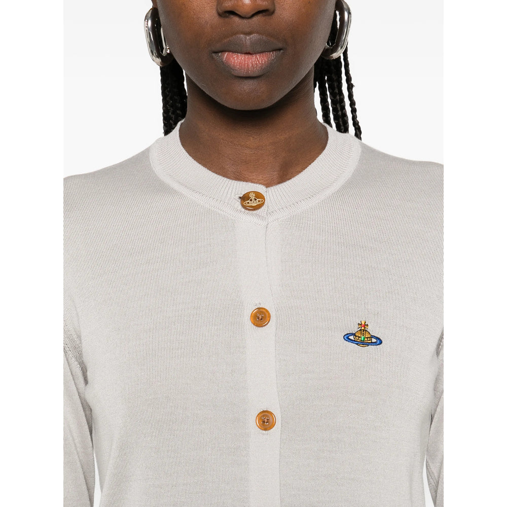 Vivienne Westwood Grey Knitwear - Cardigans Women VIVIENNE WESTWOOD