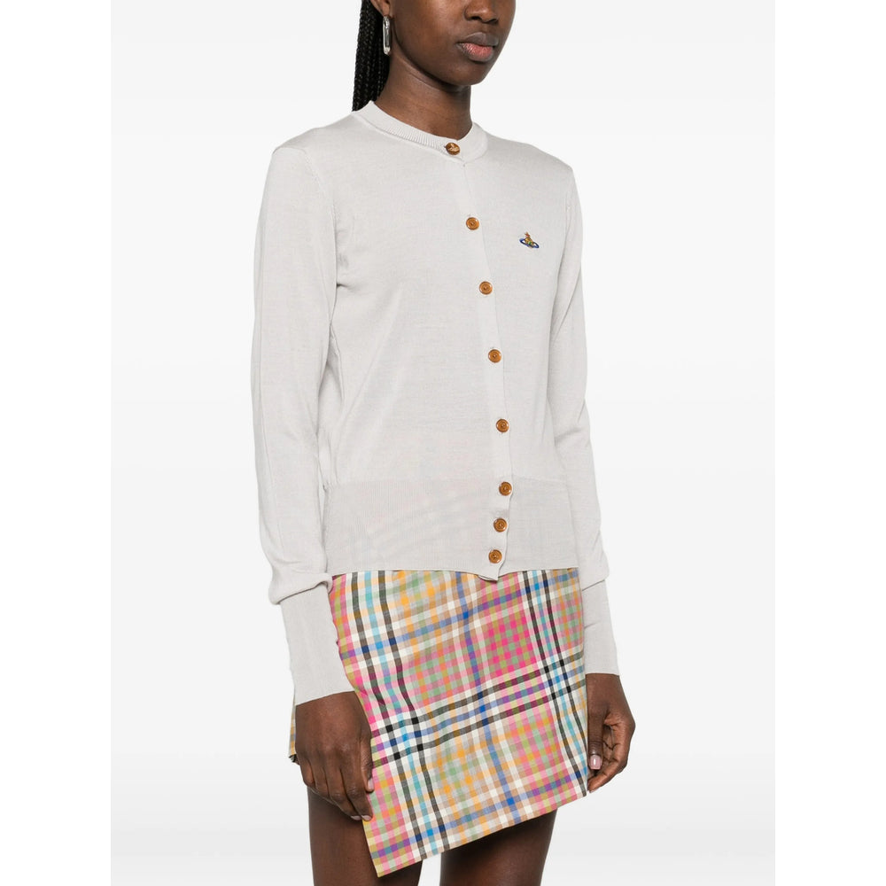 Vivienne Westwood Grey Knitwear - Cardigans Women VIVIENNE WESTWOOD