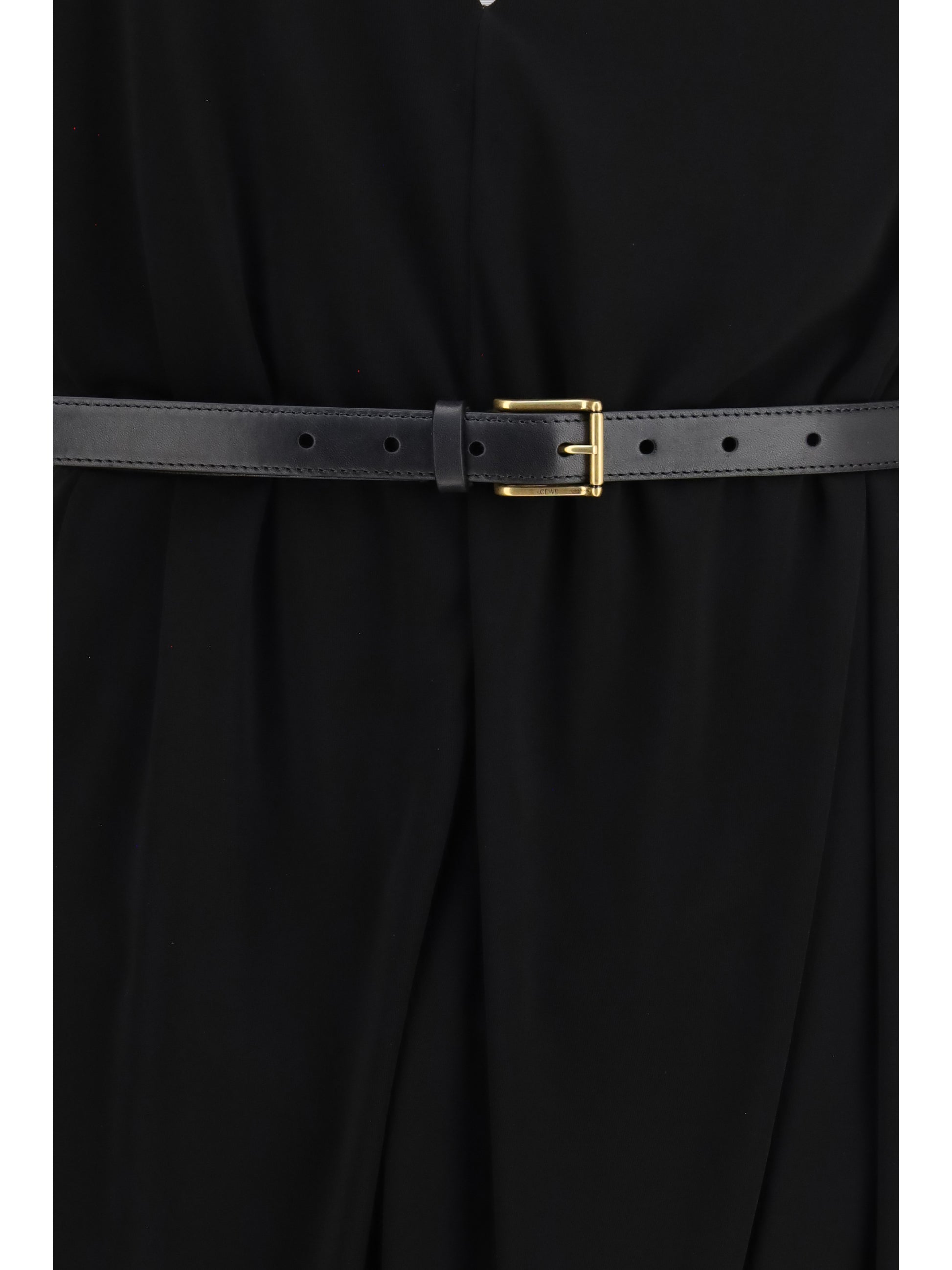 Loewe Women Draped Viscose Dress LOEWE