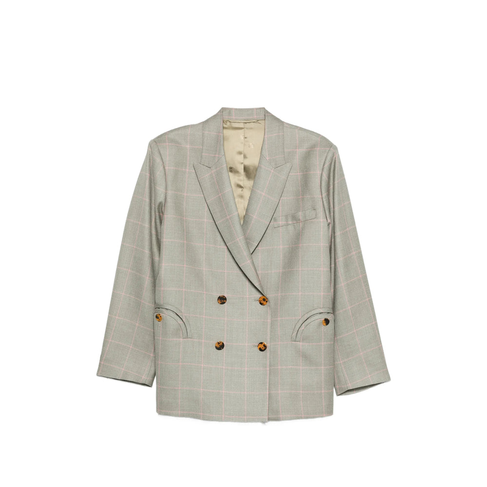 Blazé Milano Grey Jackets - Fitted Jackets Women BLAZE MILANO