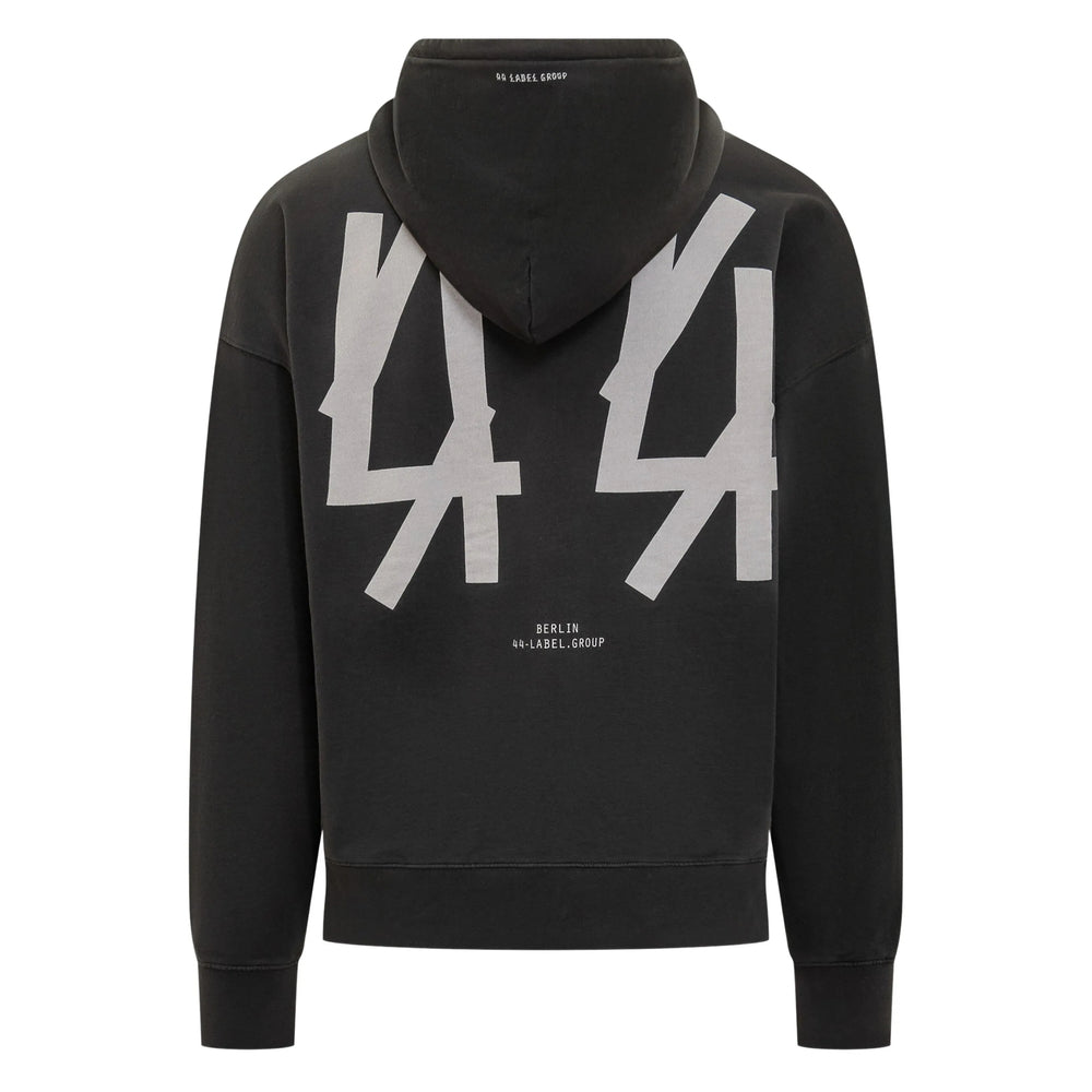 44 Label Group Black Sweaters & Knitwear - Hoodies Men 44 LABEL GROUP