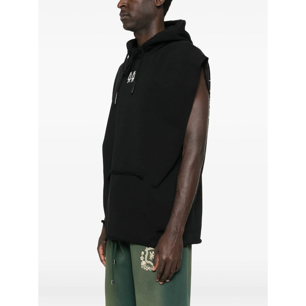 44 Label Group Black Sweaters & Knitwear - Hoodies Men 44 LABEL GROUP