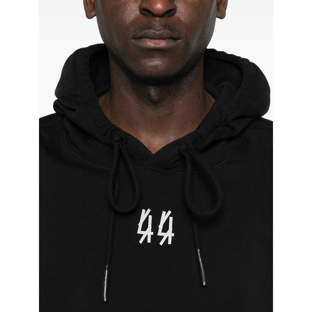 44 Label Group Black Sweaters & Knitwear - Hoodies Men 44 LABEL GROUP