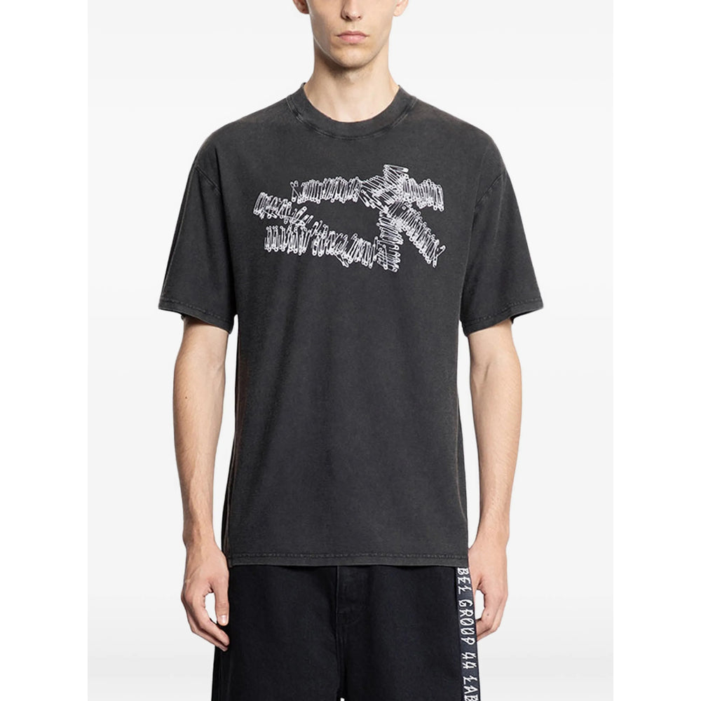 44 Label Group Black T-Shirts & Vests - T-Shirts Men 44 LABEL GROUP