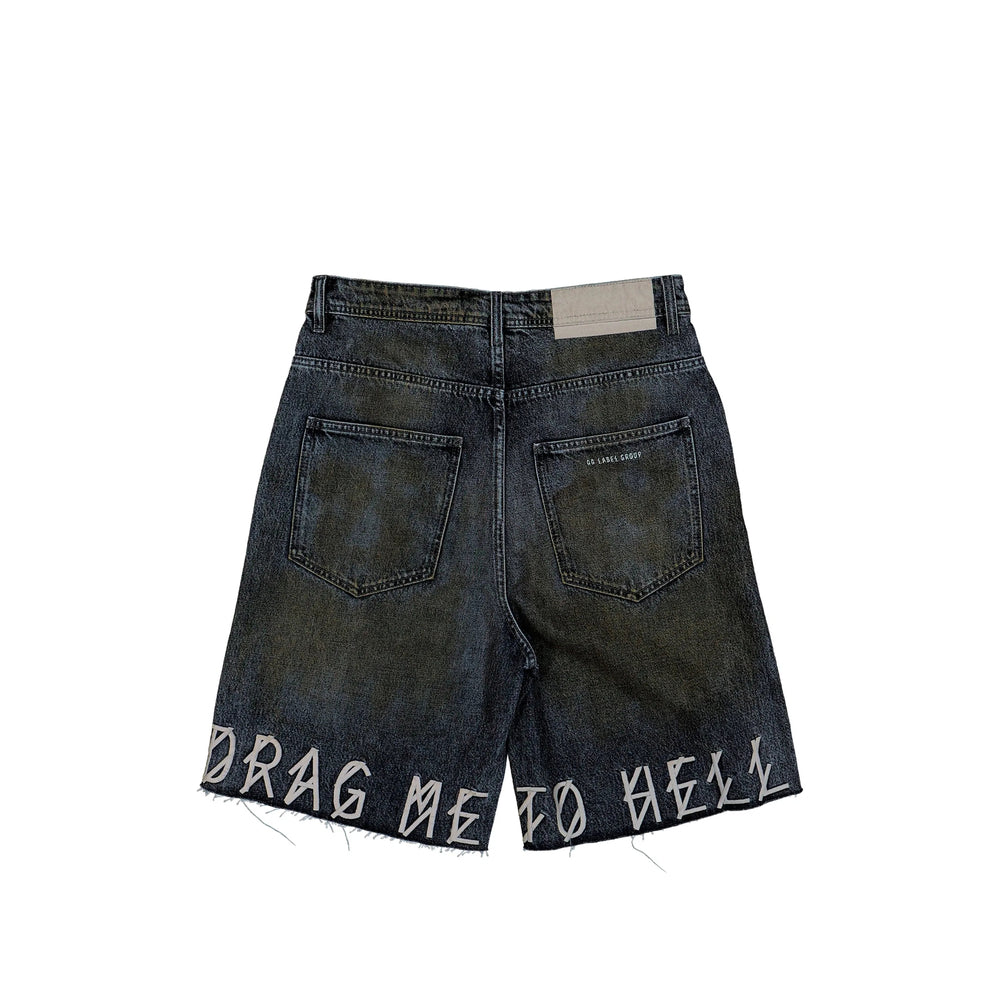 44 Label Group Black Shorts - Denim Shorts Men 44 LABEL GROUP
