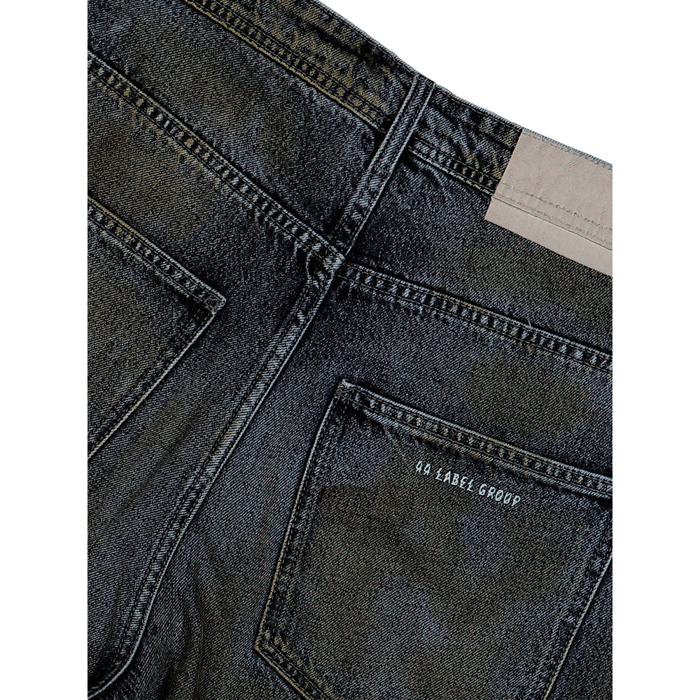 44 Label Group Black Shorts - Denim Shorts Men 44 LABEL GROUP