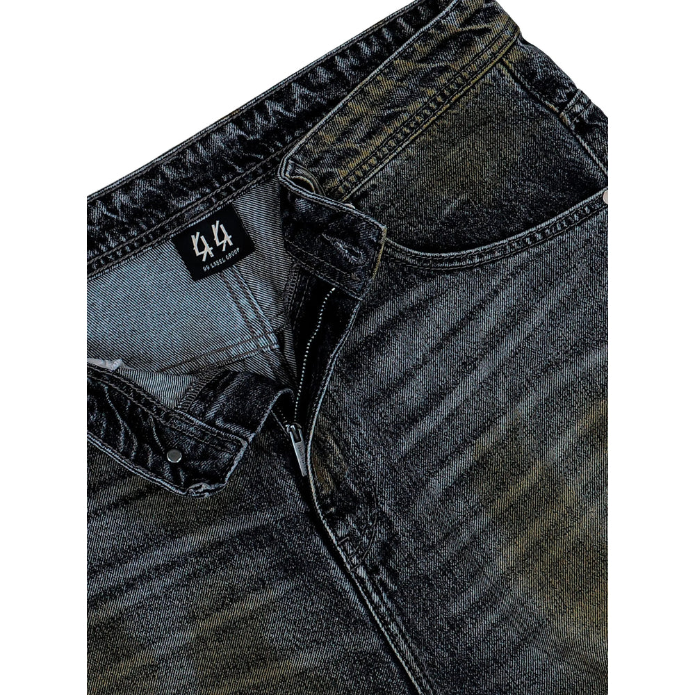 44 Label Group Black Shorts - Denim Shorts Men 44 LABEL GROUP