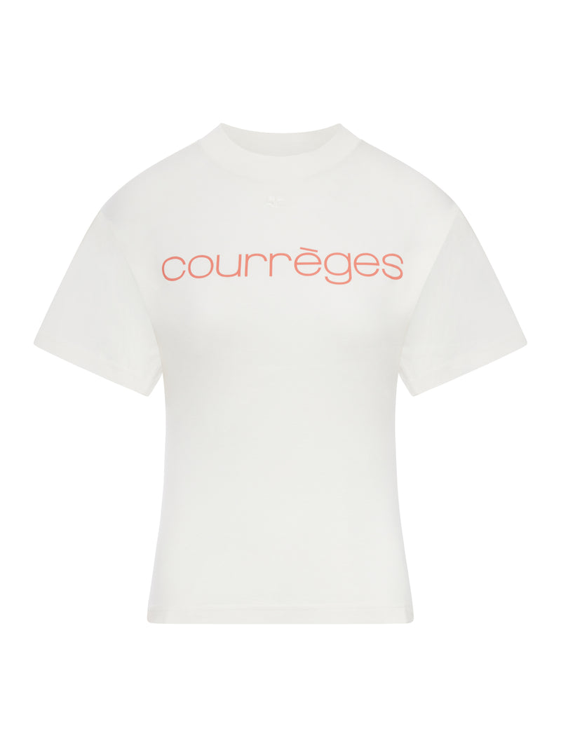 Courreges Women Cotton T-Shirt With Print COURREGES