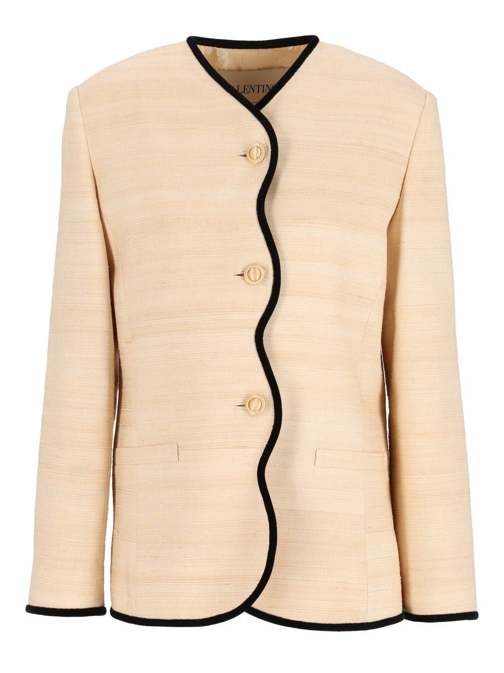 Valentino Garavani Women Silk And Linen Blazer VALENTINO GARAVANI