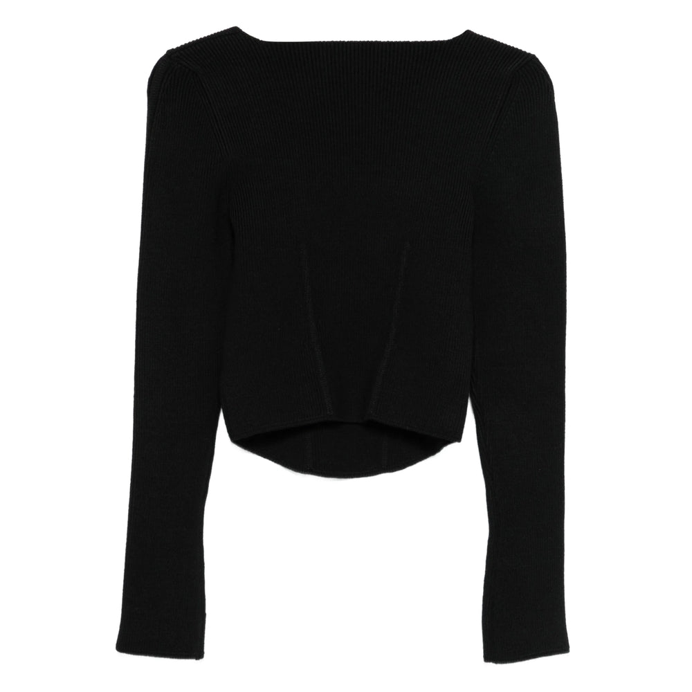 Alaïa Black Tops Women ALAIA