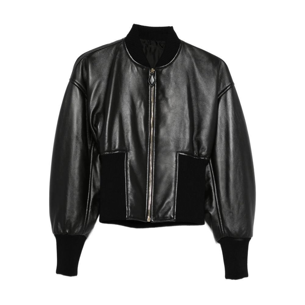 Alaïa Black Jackets - Leather Jackets Women ALAIA