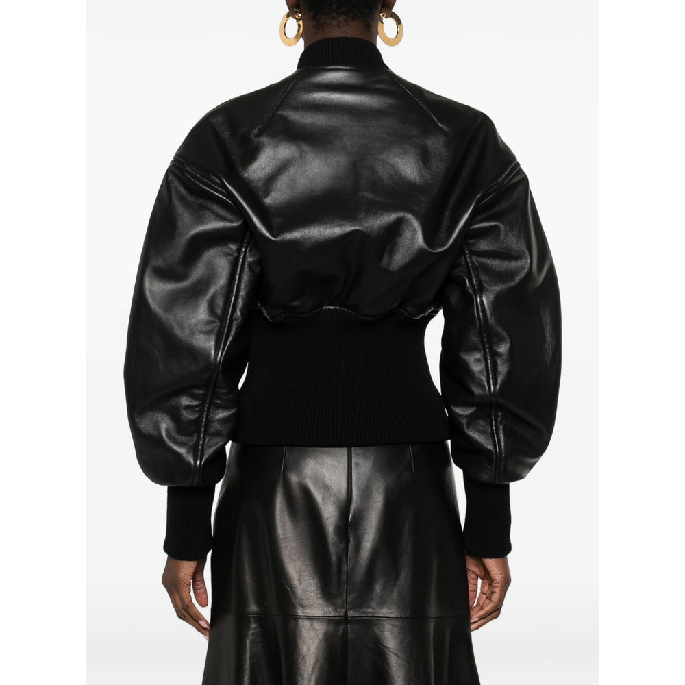 Alaïa Black Jackets - Leather Jackets Women ALAIA