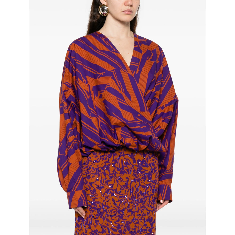 Dries Van Noten Purple Tops - Blouses Women DRIES VAN NOTEN