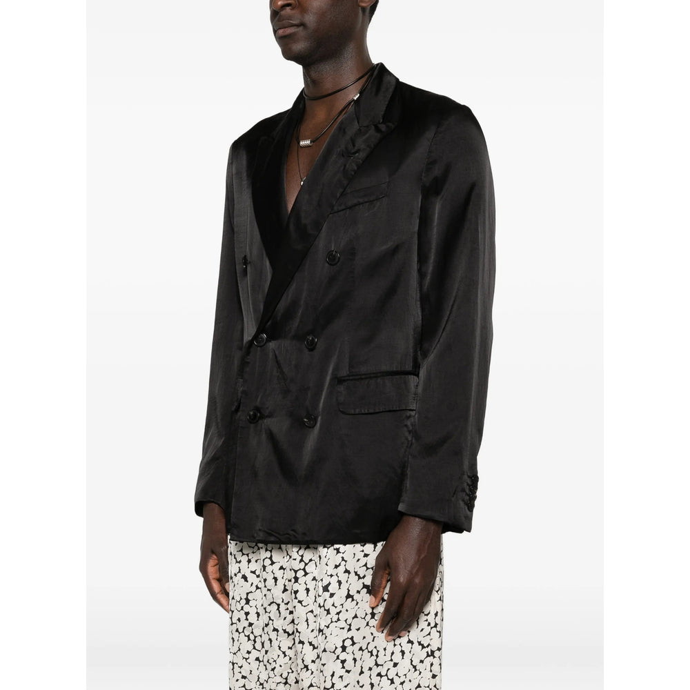 Dries Van Noten Black Jackets - Blazers Men DRIES VAN NOTEN