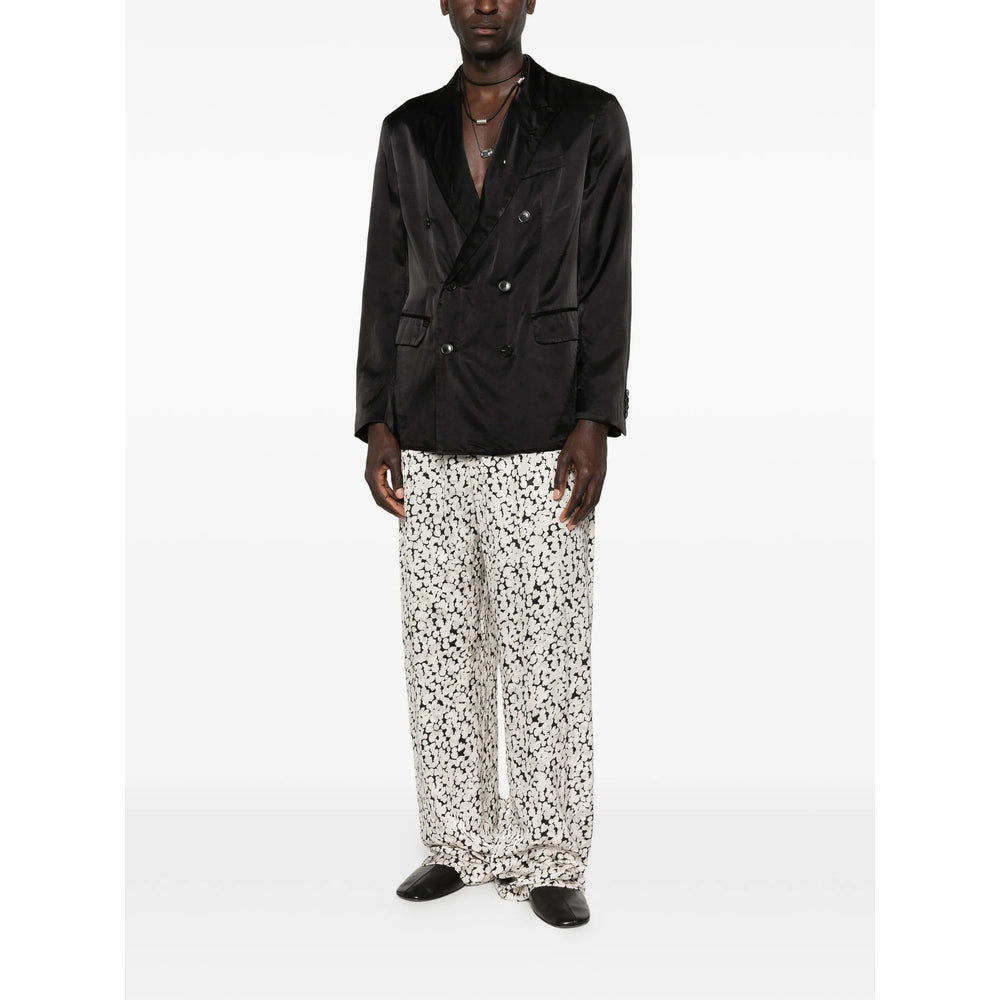 Dries Van Noten Black Jackets - Blazers Men DRIES VAN NOTEN