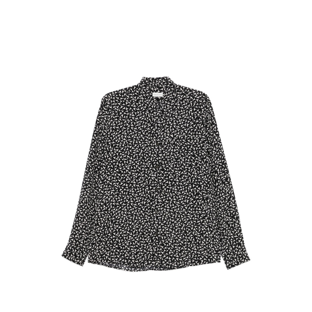 Dries Van Noten Black Shirts Men