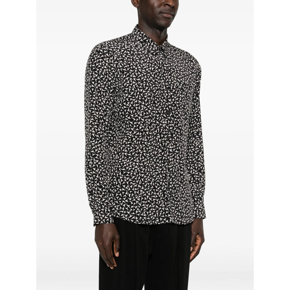 Dries Van Noten Black Shirts Men