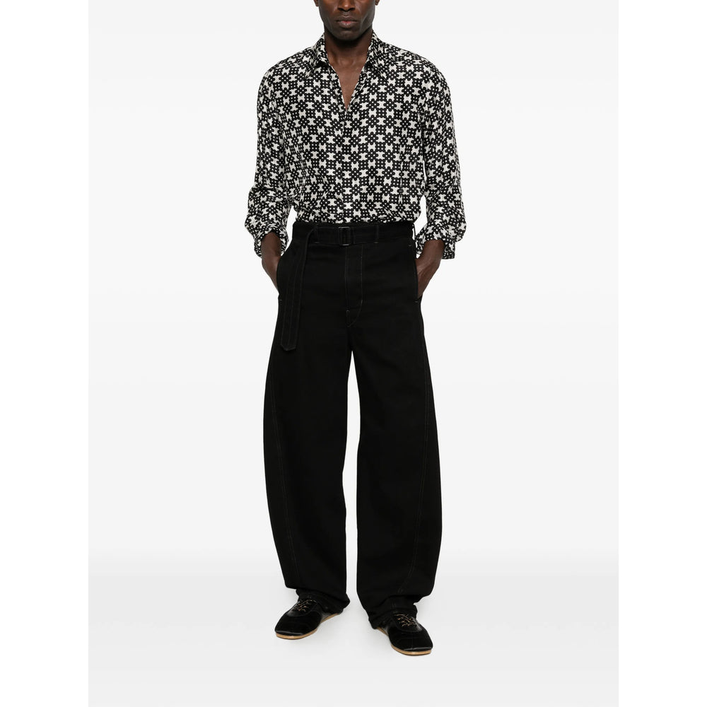 Dries Van Noten Black Shirts Men DRIES VAN NOTEN