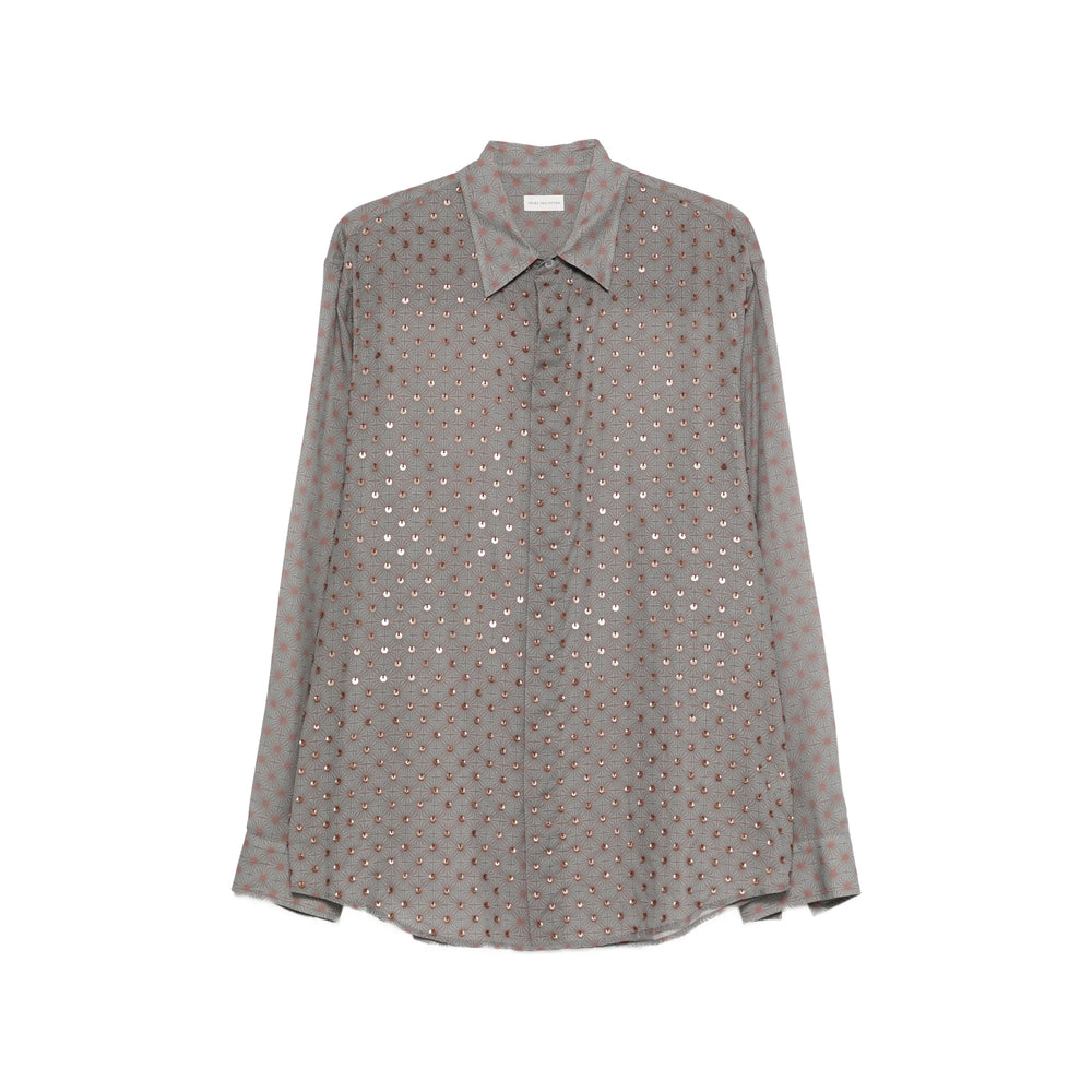 Dries Van Noten Blue Shirts Men DRIES VAN NOTEN