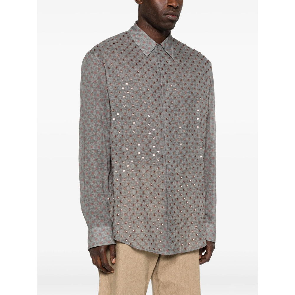 Dries Van Noten Blue Shirts Men DRIES VAN NOTEN