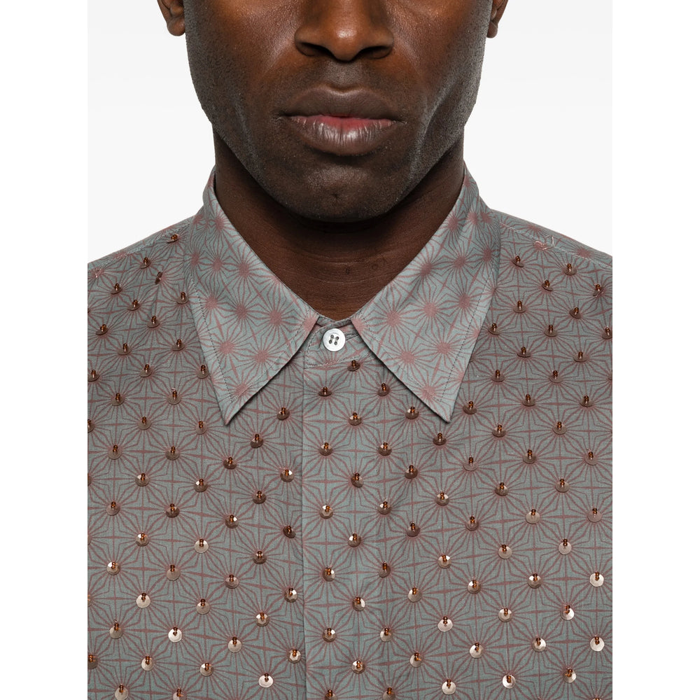 Dries Van Noten Blue Shirts Men DRIES VAN NOTEN