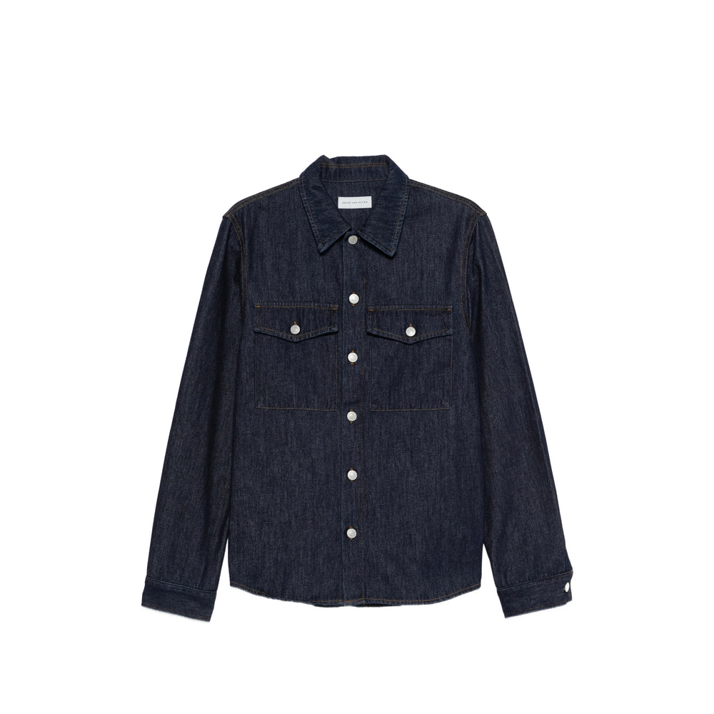 Dries Van Noten Blue Shirts Men DRIES VAN NOTEN