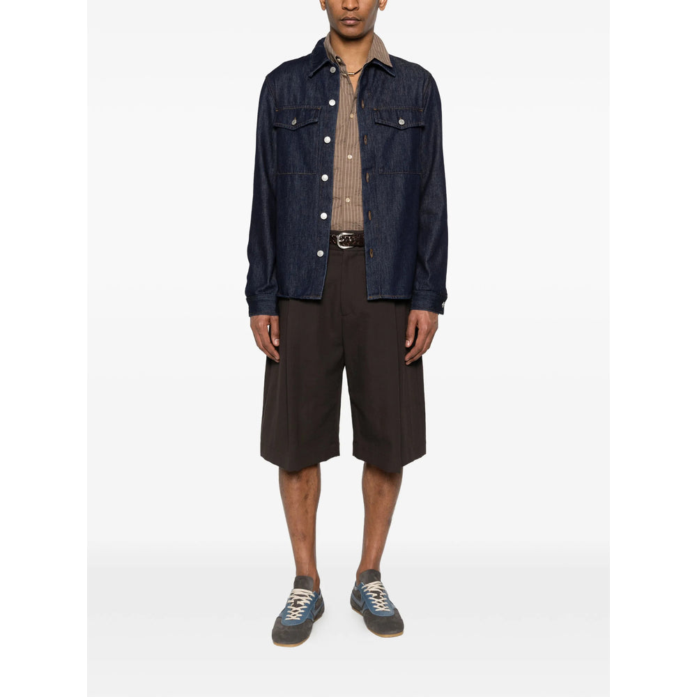 Dries Van Noten Blue Shirts Men DRIES VAN NOTEN