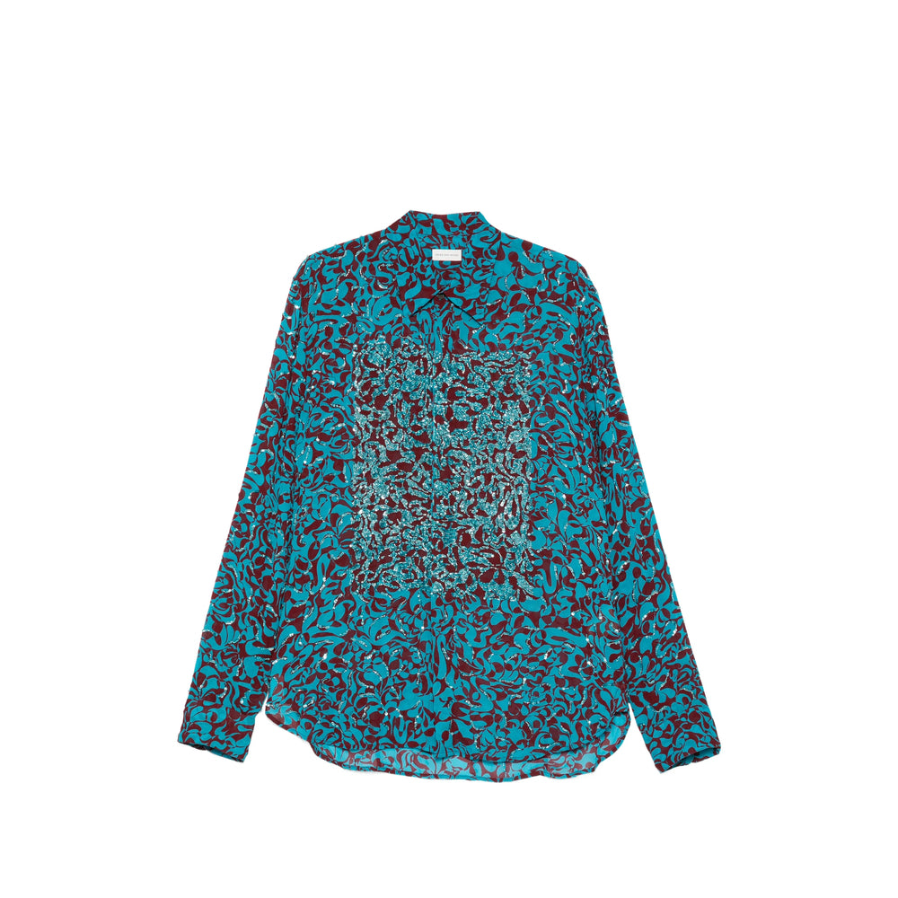 Dries Van Noten Blue Shirts Men DRIES VAN NOTEN