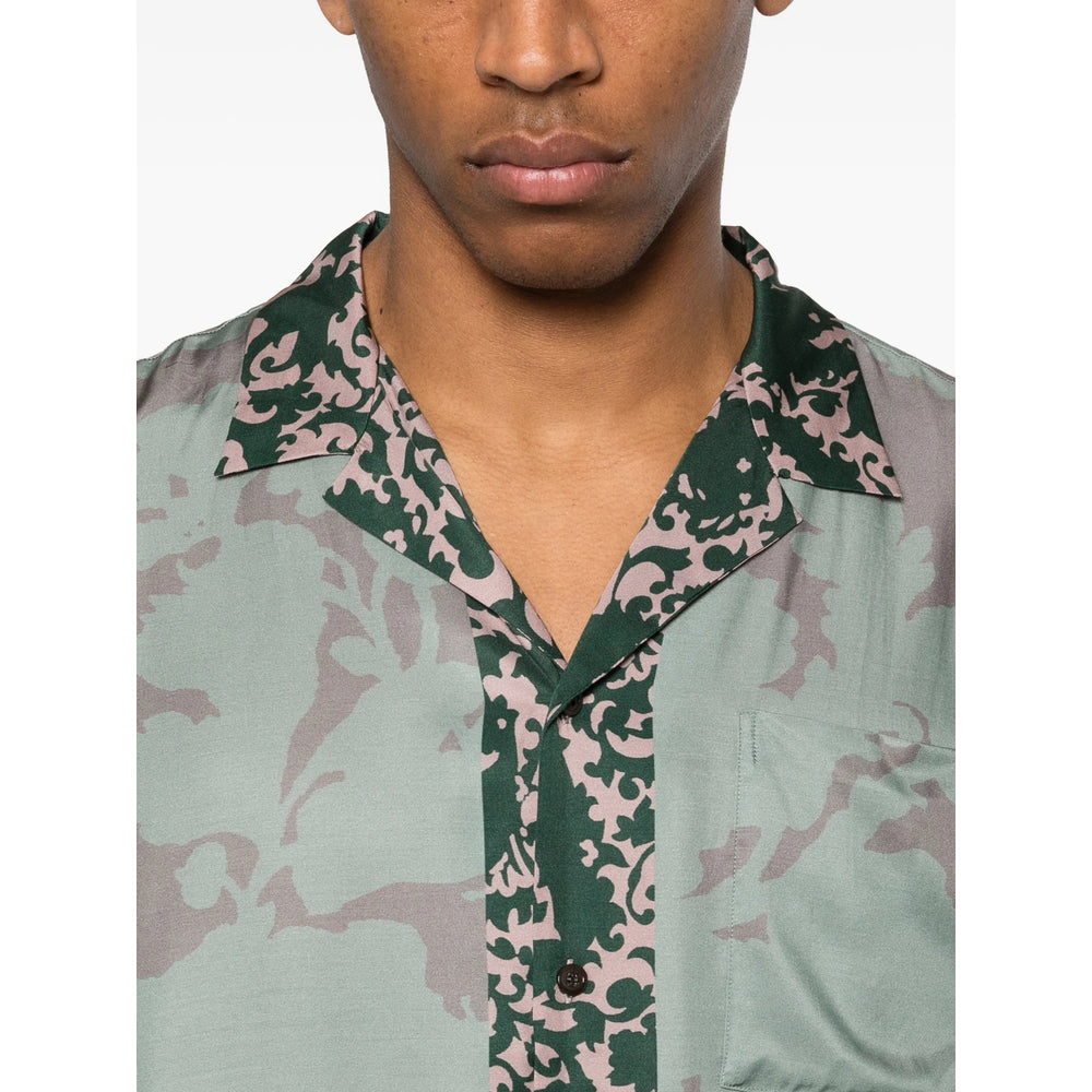 Dries Van Noten Green Shirts Men DRIES VAN NOTEN