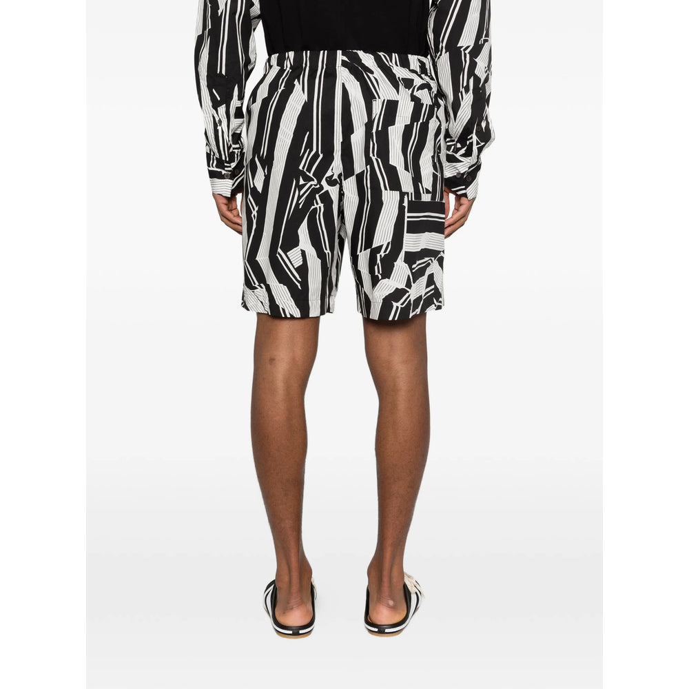 Dries Van Noten Black Shorts - Bermuda Shorts Men DRIES VAN NOTEN