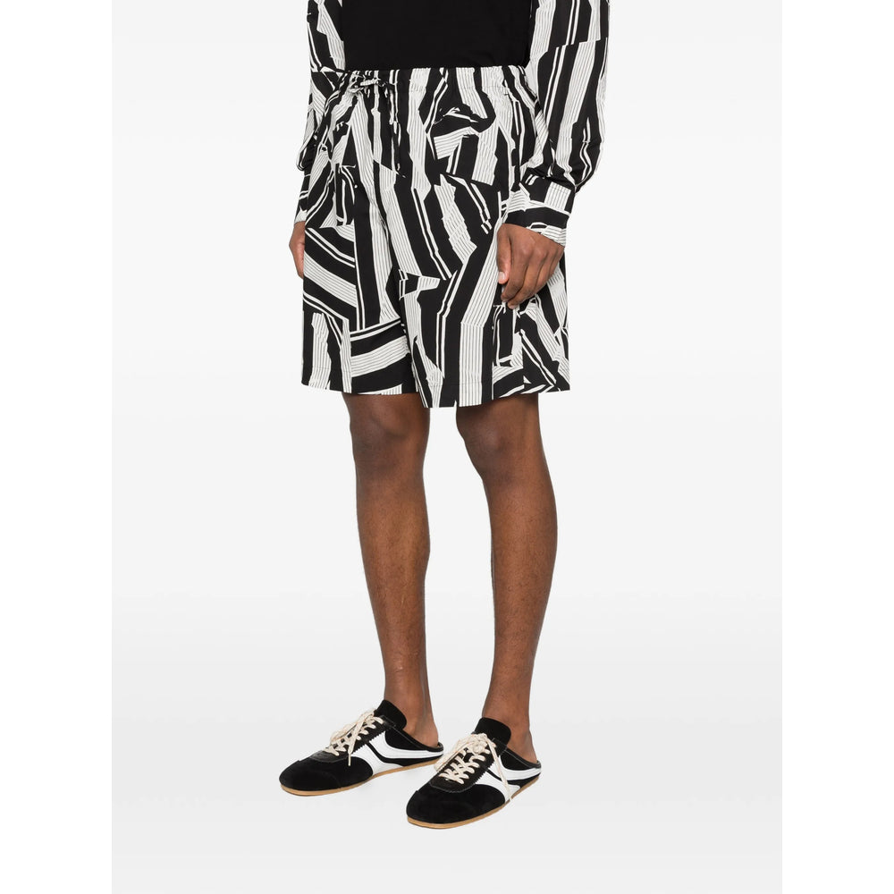 Dries Van Noten Black Shorts - Bermuda Shorts Men DRIES VAN NOTEN
