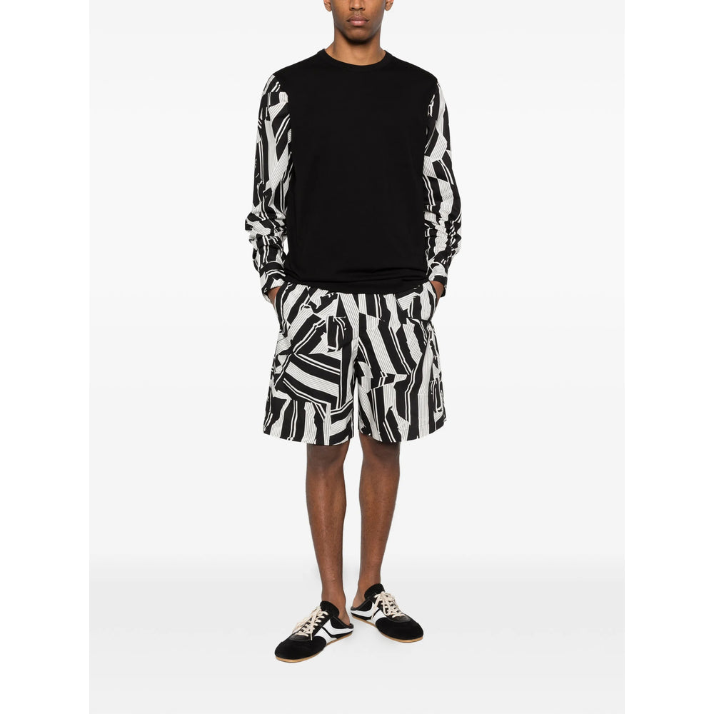 Dries Van Noten Black Shorts - Bermuda Shorts Men DRIES VAN NOTEN