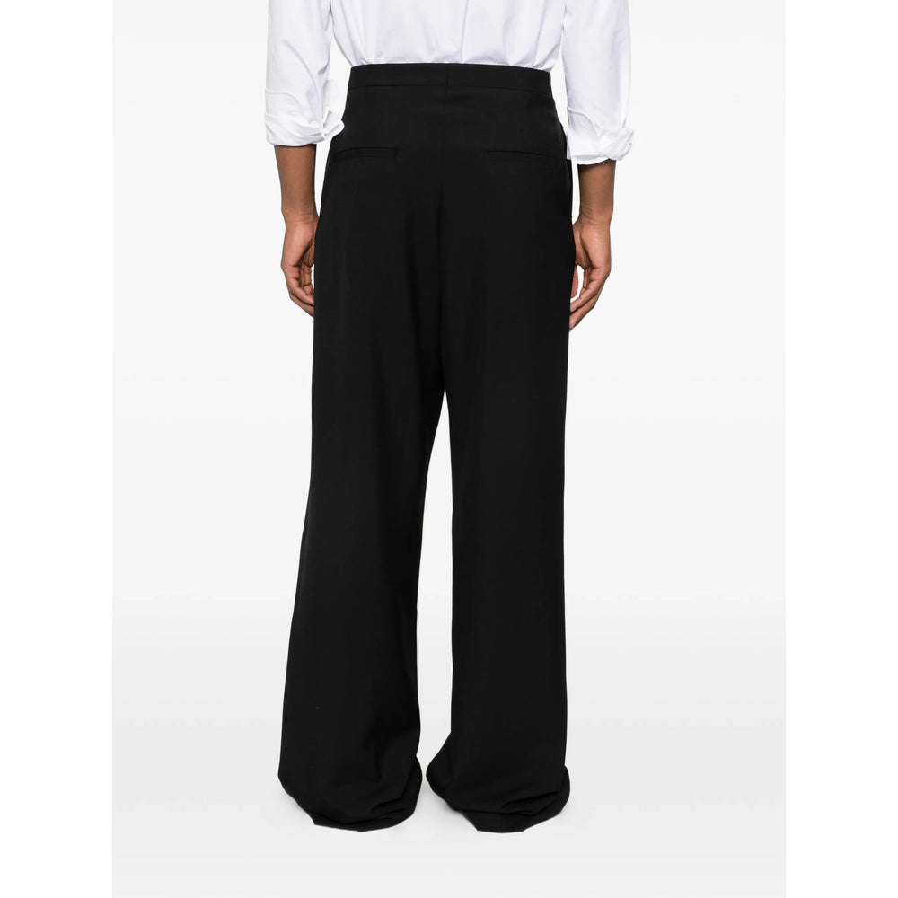 Dries Van Noten Black Trousers - Tailored Trousers Men DRIES VAN NOTEN