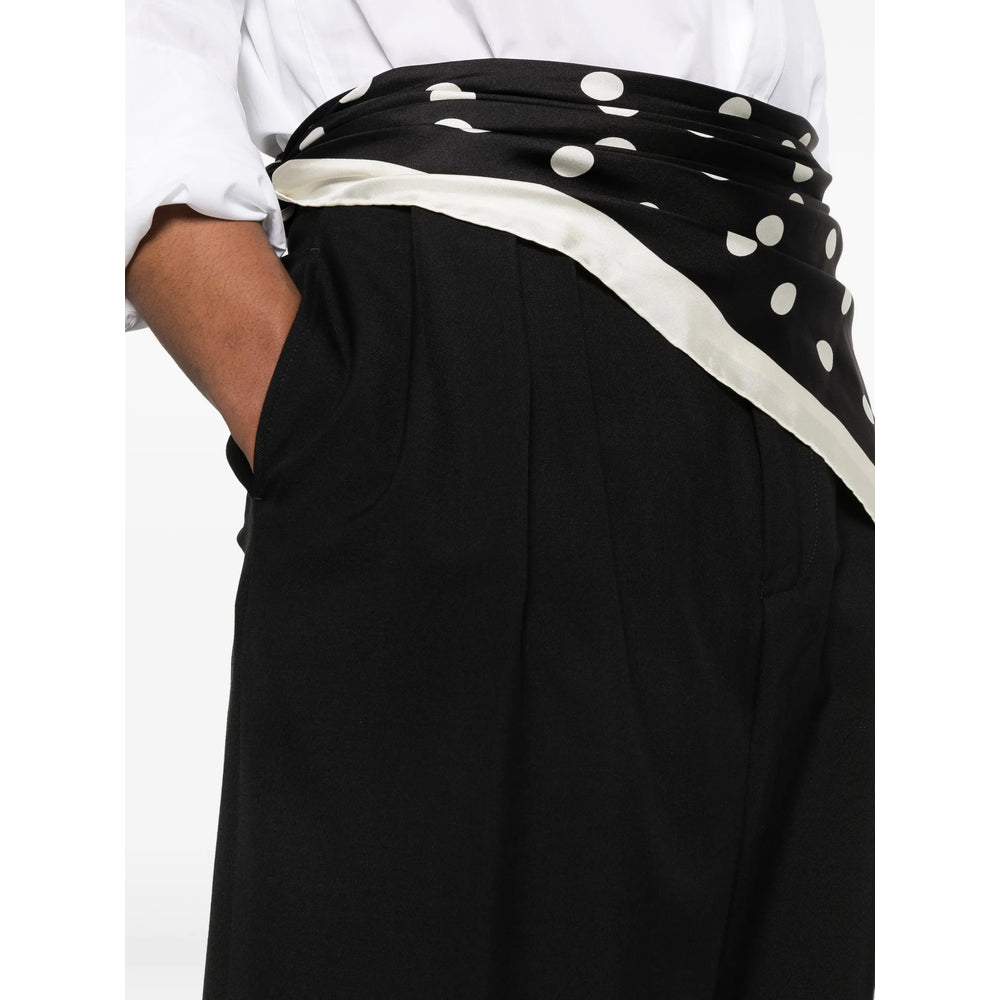 Dries Van Noten Black Trousers - Tailored Trousers Men DRIES VAN NOTEN