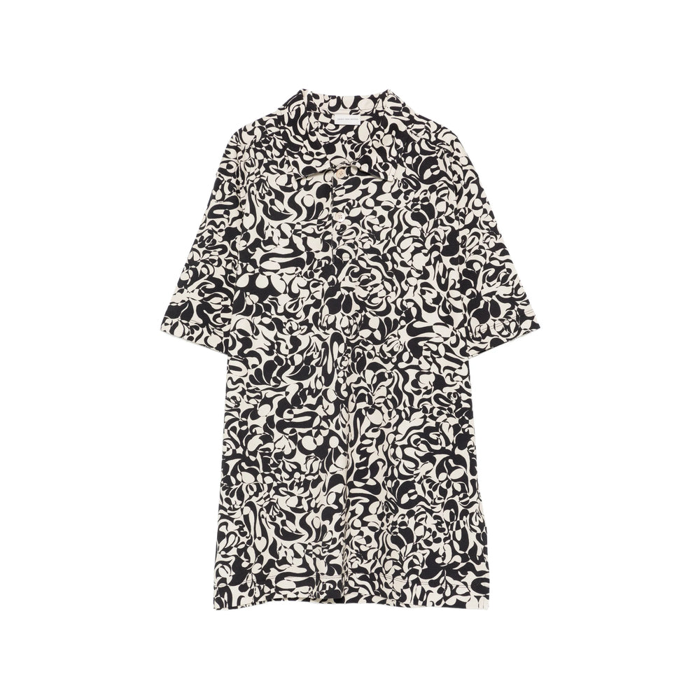 Dries Van Noten Black Polo Shirts Men DRIES VAN NOTEN