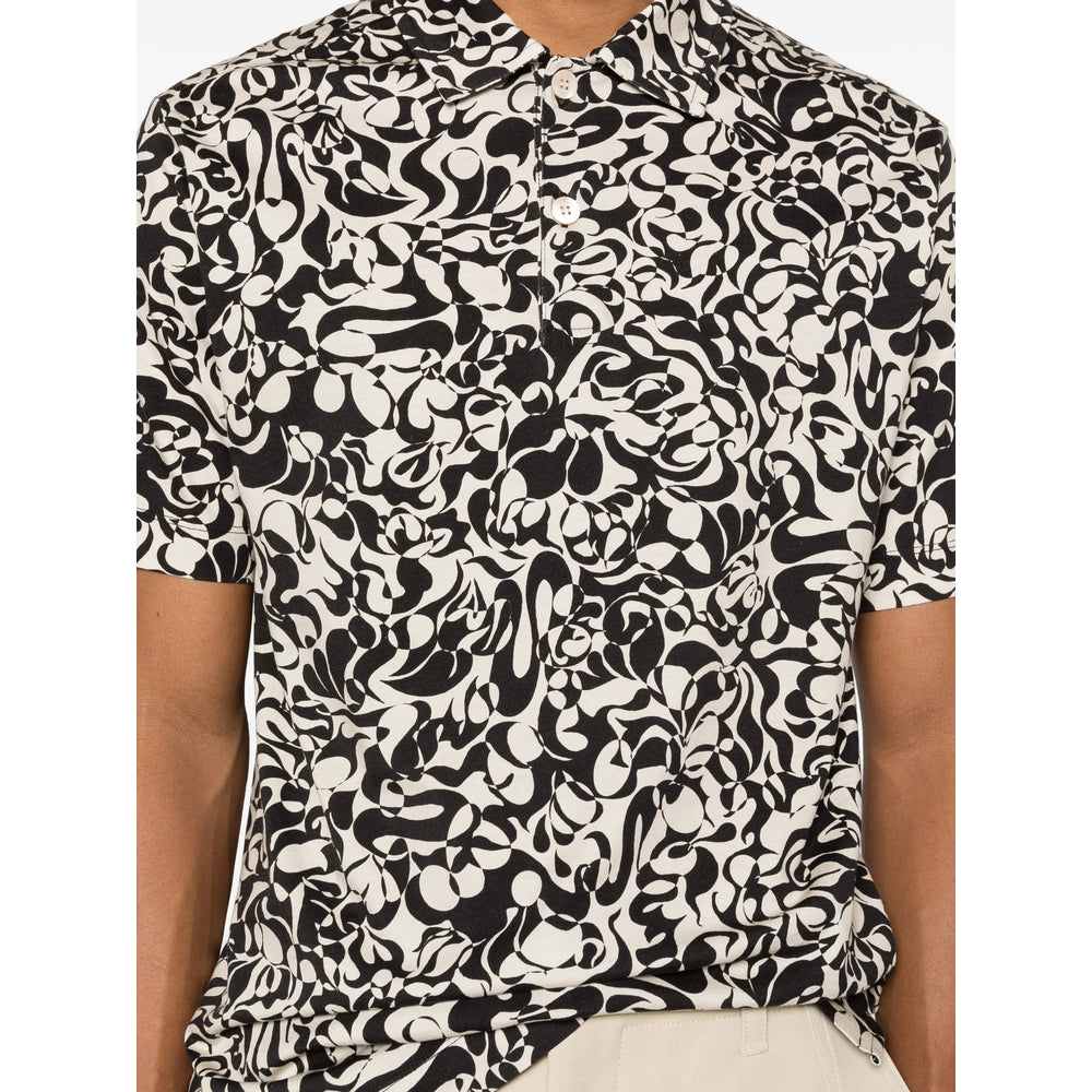 Dries Van Noten Black Polo Shirts Men DRIES VAN NOTEN